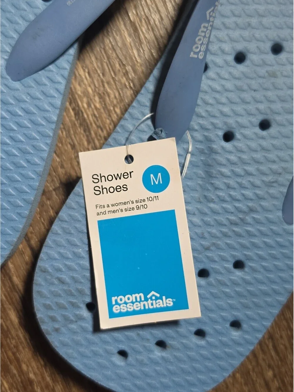 Room Essentials Camp Shower Water Draining Flip Flops M 9/10 W 10/11, # 58